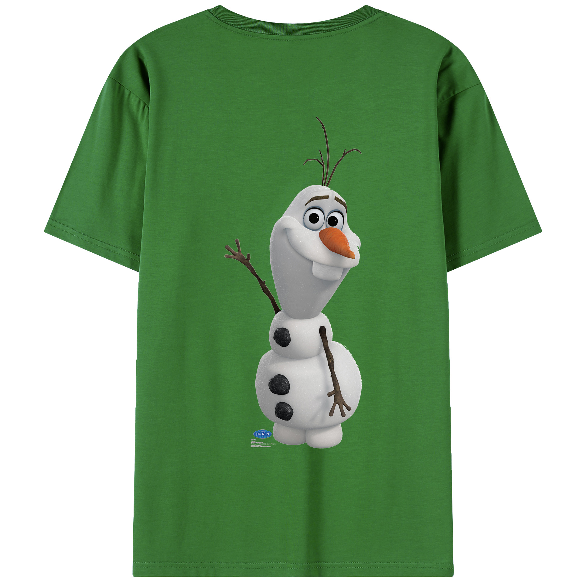 （画像用） アナと雪の女王 アンナ エルサ Frozen Anna Elsa レディース半袖Tシャツ(バックプリント)